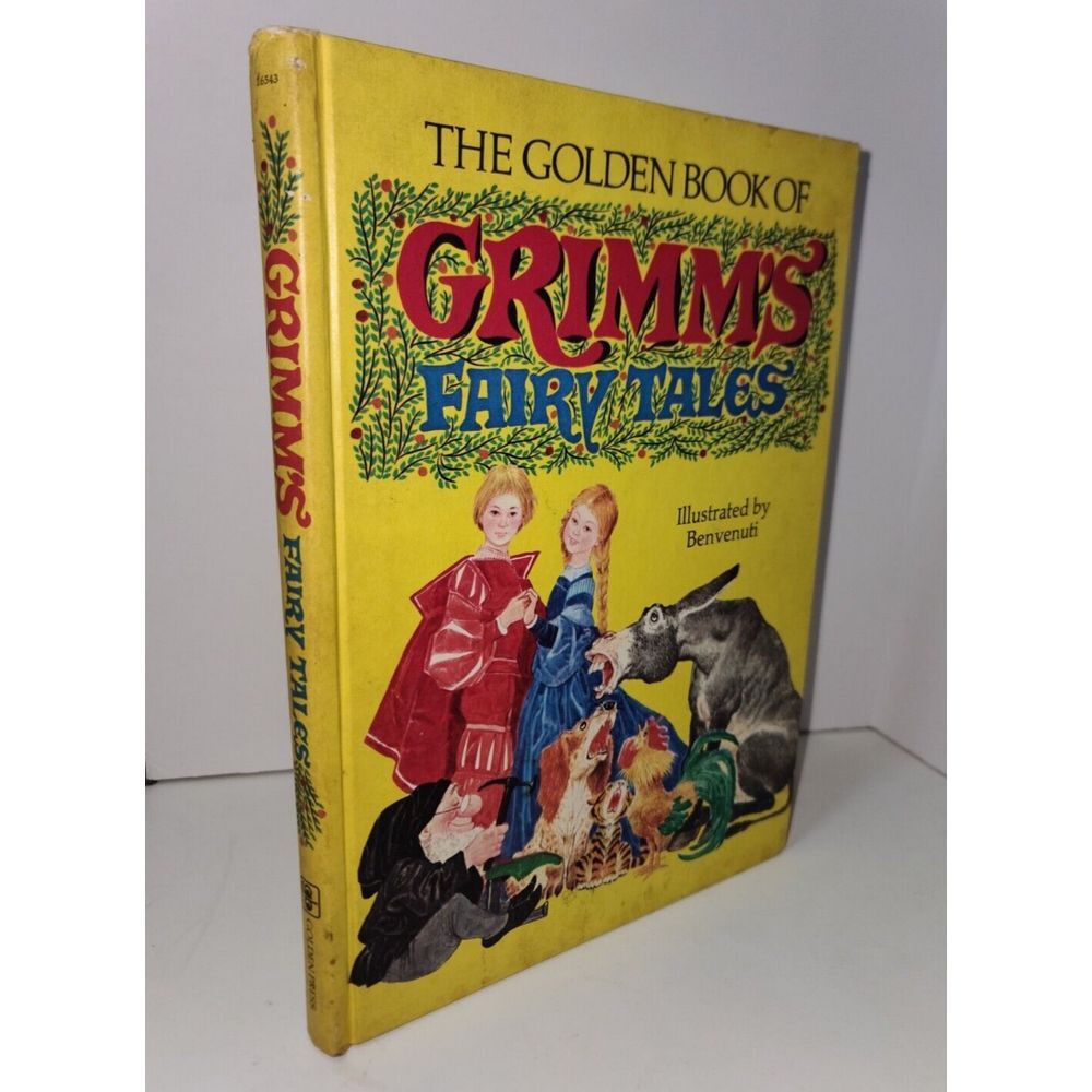 Vintage 1977 Golden Book Grimm's Fairy Tales Jane Carruth Children's Hardcover